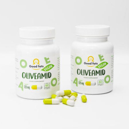 Oliveamid two bottles with capsules